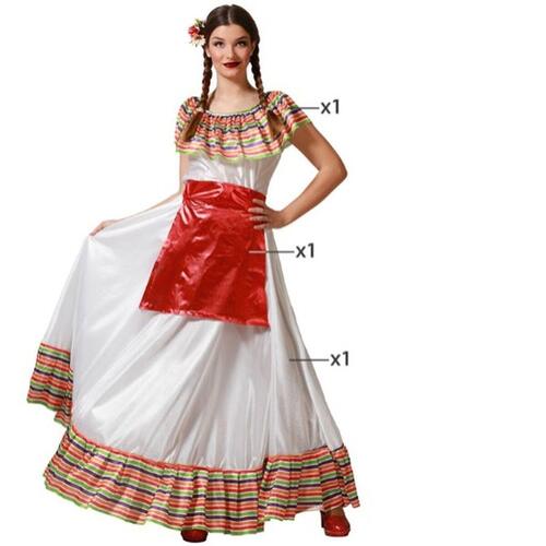 Kostume til voksne Mexicansk dame XS/S