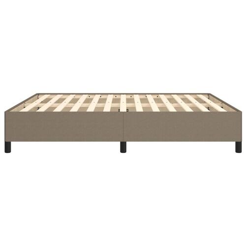 Sengeramme uden madras 180x200 cm stof gråbrun