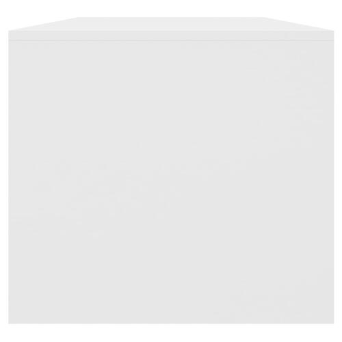 Sofabord 102x50x45 cm konstrueret træ hvid