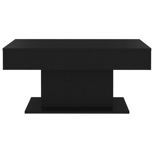 Sofabord 96x50x45 cm konstrueret sort