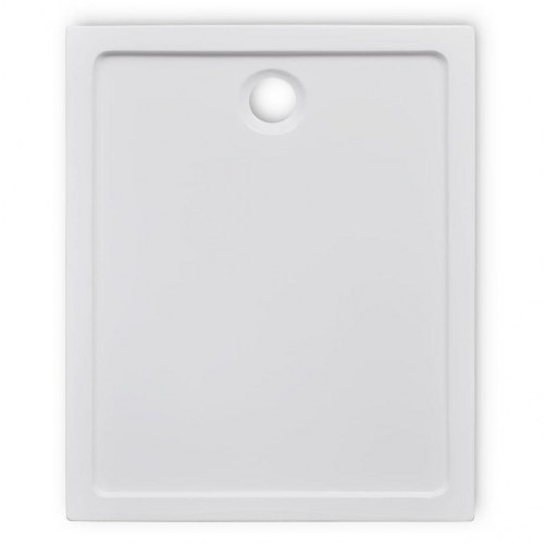 Rektangulært ABS brusekar 80 x 100 cm