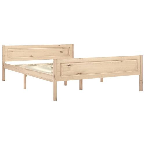 Sengestel 120x200 cm massivt fyrretræ