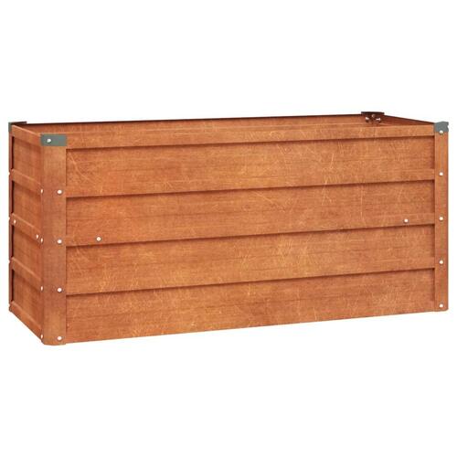 Højbed 100x40x45 cm cortenstål rustfarvet