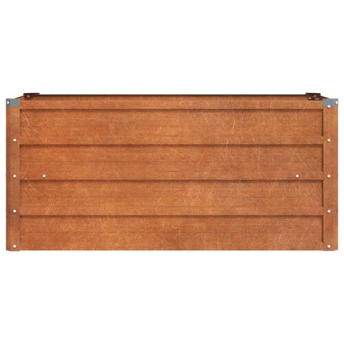 Højbed 100x40x45 cm cortenstål rustfarvet
