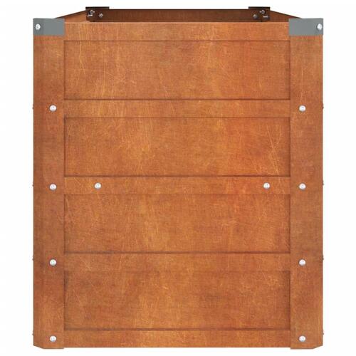 Højbed 100x40x45 cm cortenstål rustfarvet