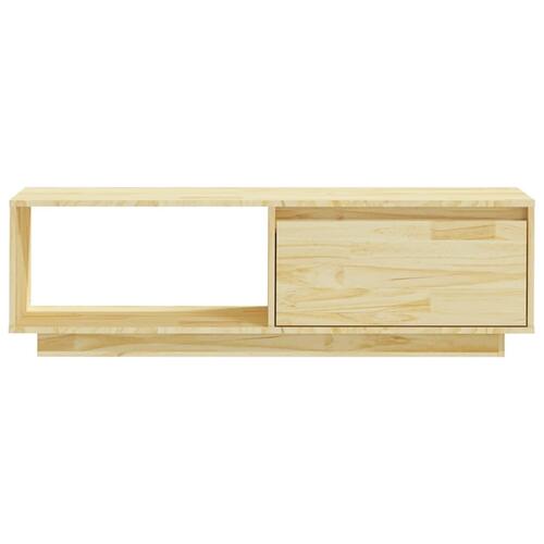 Tv-bord 110x30x33,5 cm massivt fyrretræ