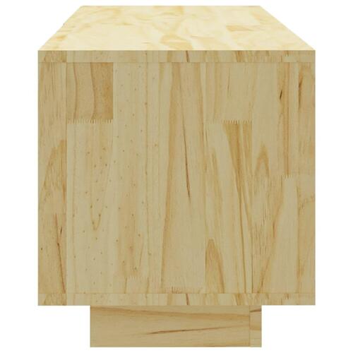 Tv-bord 110x30x33,5 cm massivt fyrretræ