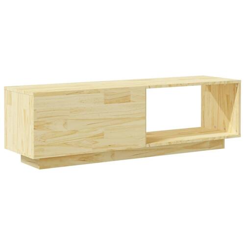 Tv-bord 110x30x33,5 cm massivt fyrretræ