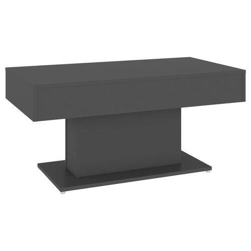 Sofabord 96x50x45 cm konstrueret træ grå