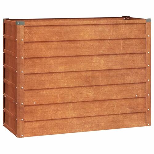 Højbed 100x40x77 cm cortenstål rustfarvet