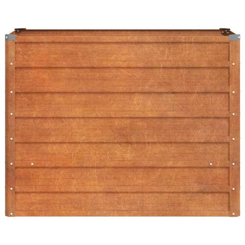 Højbed 100x40x77 cm cortenstål rustfarvet