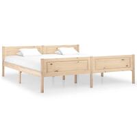 Sengestel 180x200 cm massivt fyrretræ