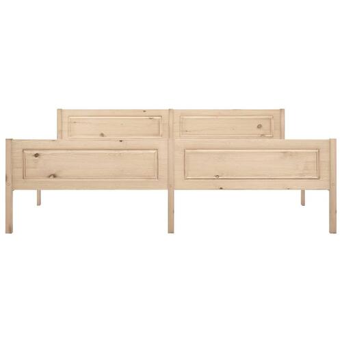 Sengestel 180x200 cm massivt fyrretræ