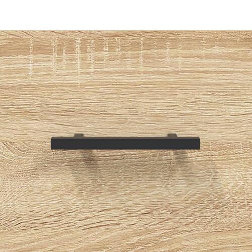 Sofabord 90x50x40 cm konstrueret træ sonoma-eg