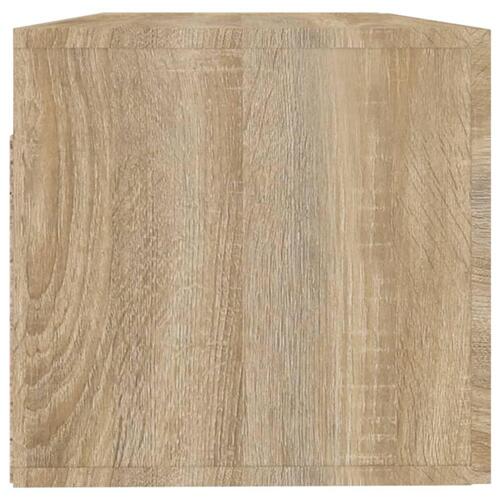 Vægskab 100x36,5x35 cm konstrueret træ sonoma-eg