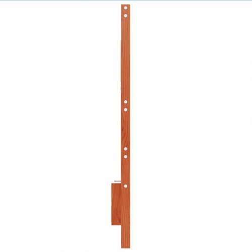 Sengegavl i massivt fyrretræ 150 cm - gyldenbrun
