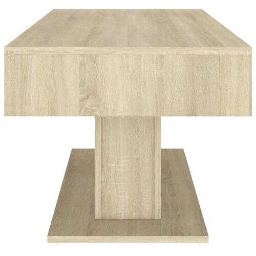 Sofabord 96x50x45 cm konstrueret træ sonoma-eg