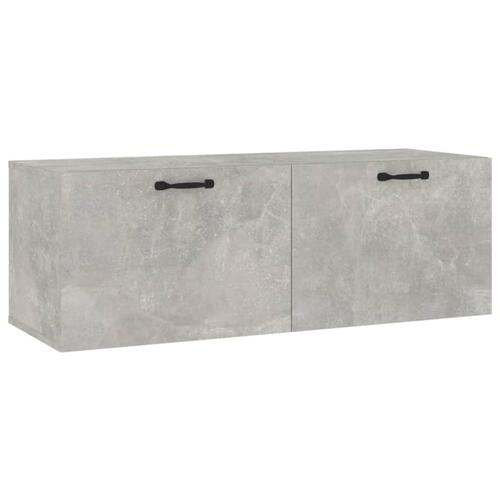 Vægskab 100x36,5x35 cm konstrueret træ betongrå