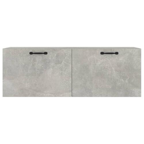 Vægskab 100x36,5x35 cm konstrueret træ betongrå
