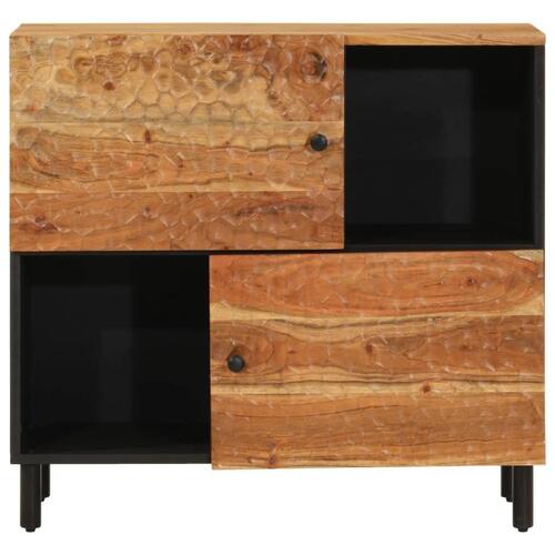 Skab 80x33x75 cm massivt akacietræ