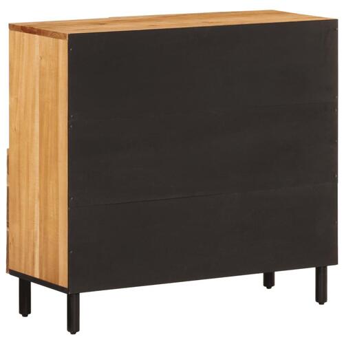 Skab 80x33x75 cm massivt akacietræ