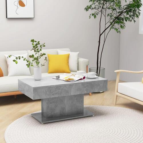 Sofabord 96x50x45 cm konstrueret betongrå