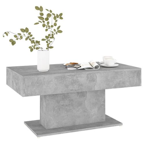 Sofabord 96x50x45 cm konstrueret betongrå