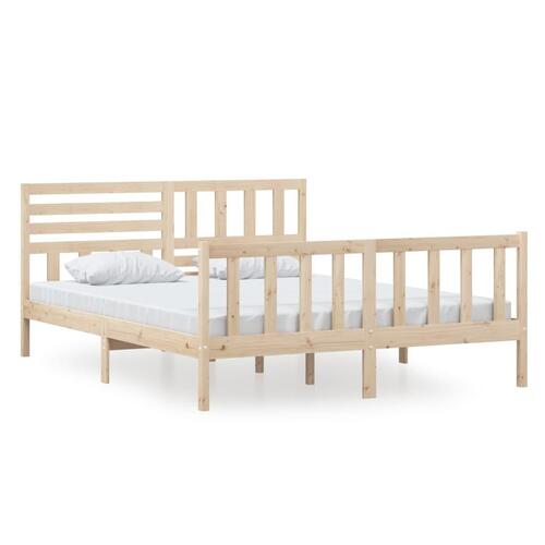 Sengeramme 160x200 cm massivt træ