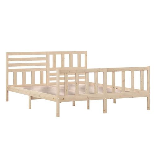 Sengeramme 160x200 cm massivt træ
