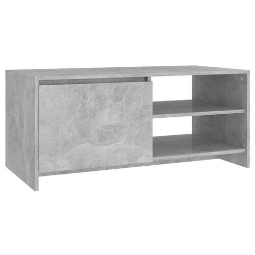 Sofabord 102x50x45 cm konstrueret træ betongrå