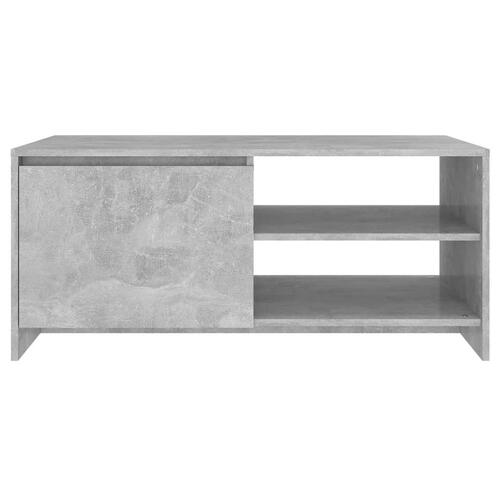 Sofabord 102x50x45 cm konstrueret træ betongrå
