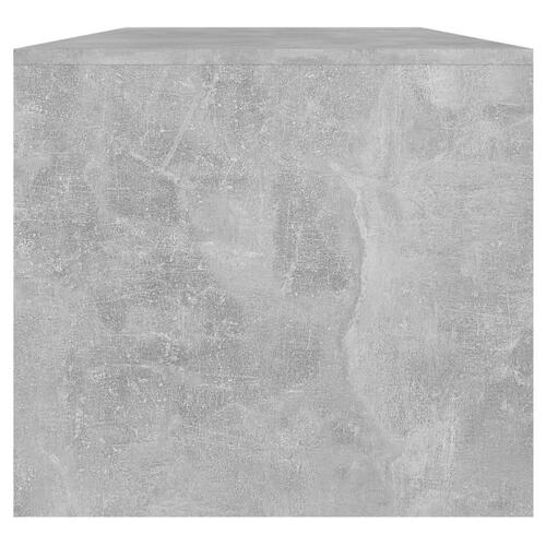 Sofabord 102x50x45 cm konstrueret træ betongrå