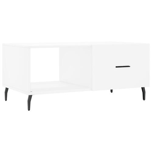 Sofabord 90x50x40 cm konstrueret træ hvid