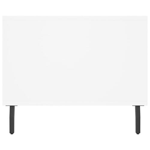 Sofabord 90x50x40 cm konstrueret træ hvid