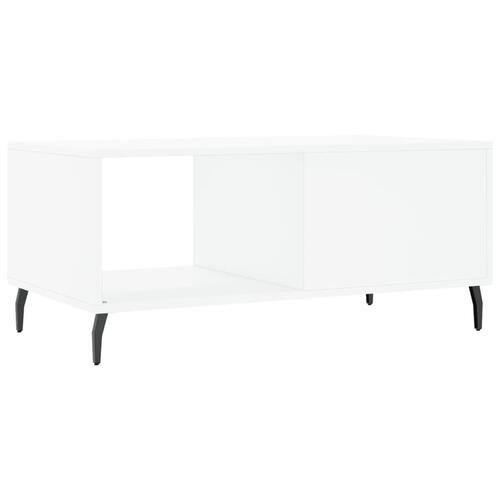 Sofabord 90x50x40 cm konstrueret træ hvid