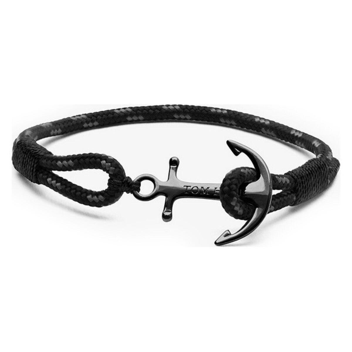 Tom Hope Unisex armbånd TM018 - 18 cm, sort