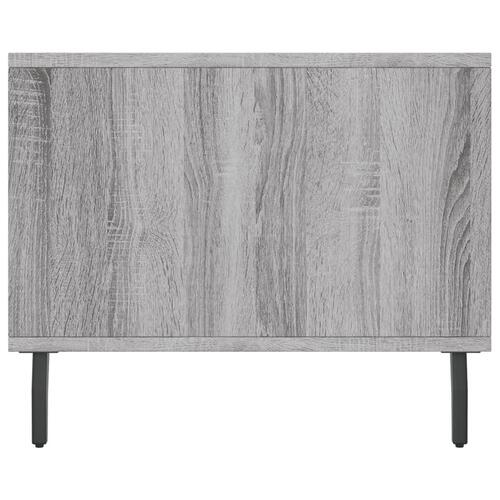 Sofabord 90x50x40 cm konstrueret træ grå sonoma-eg