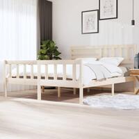 Sengeramme 180x200 cm Super King massivt træ
