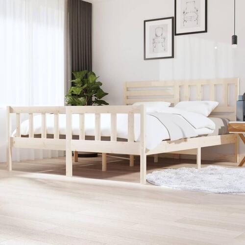 Sengeramme 180x200 cm Super King massivt træ