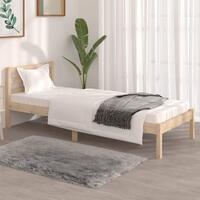 Sengeramme 75x190 cm massivt fyrretræ