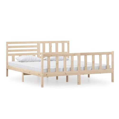 Sengeramme 180x200 cm Super King massivt træ