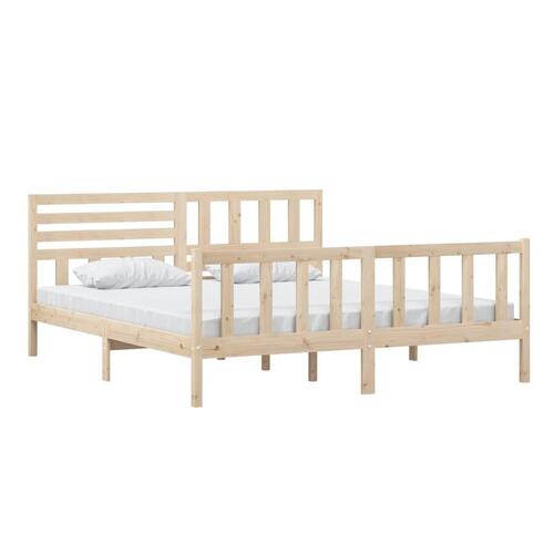 Sengeramme 180x200 cm Super King massivt træ