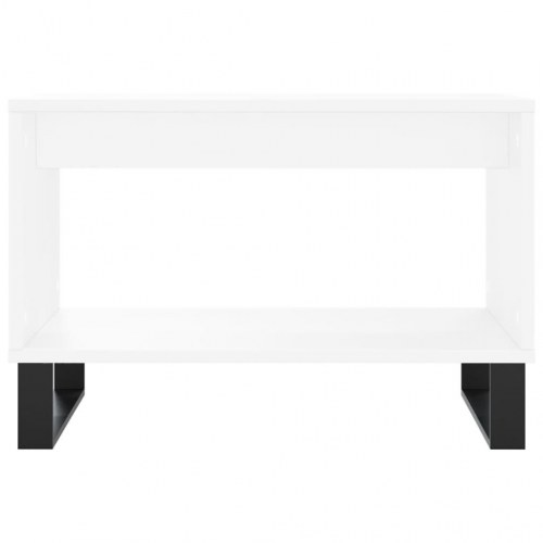 Sofabord 60x50x40 cm konstrueret træ hvid