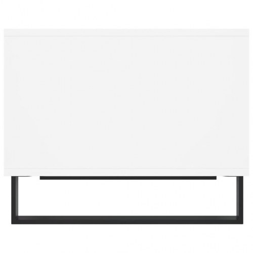 Sofabord 60x50x40 cm konstrueret træ hvid