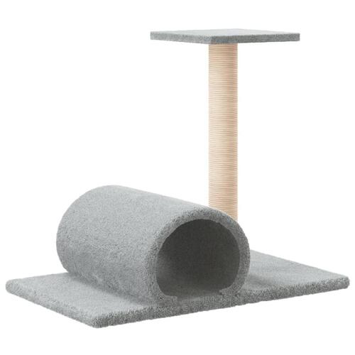 Kradsetræ med tunnel 60x34,5x50 cm lysegrå