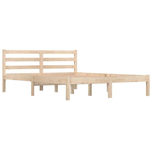 Sengeramme 120x190 cm massivt fyrretræ