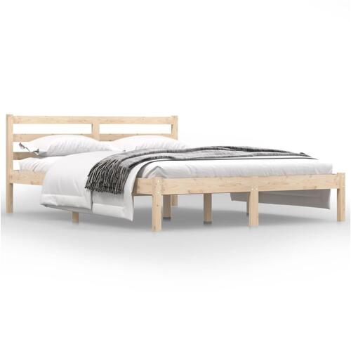 Sengeramme 120x190 cm massivt fyrretræ