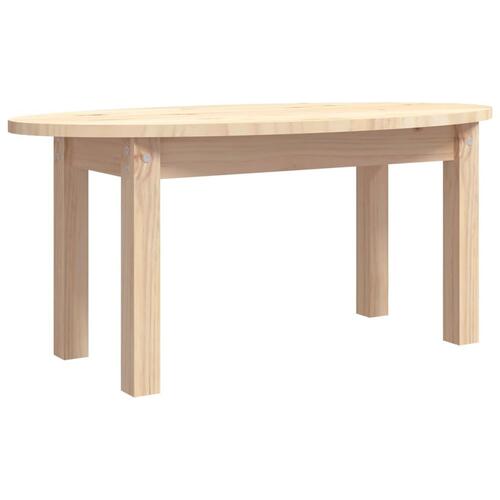 Sofabord 80x40x35 cm massivt fyrretræ