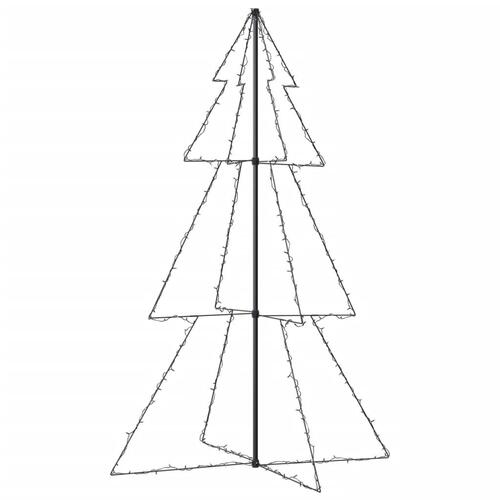 Lysende juletræ 118x180 cm 240 LED'er indendørs/udendørs