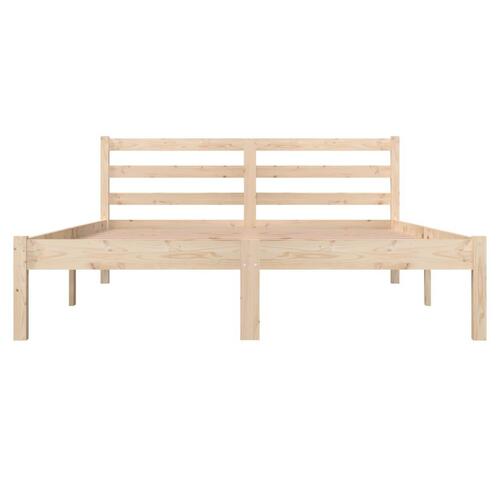 Sengeramme 135x190 cm massivt fyrretræ